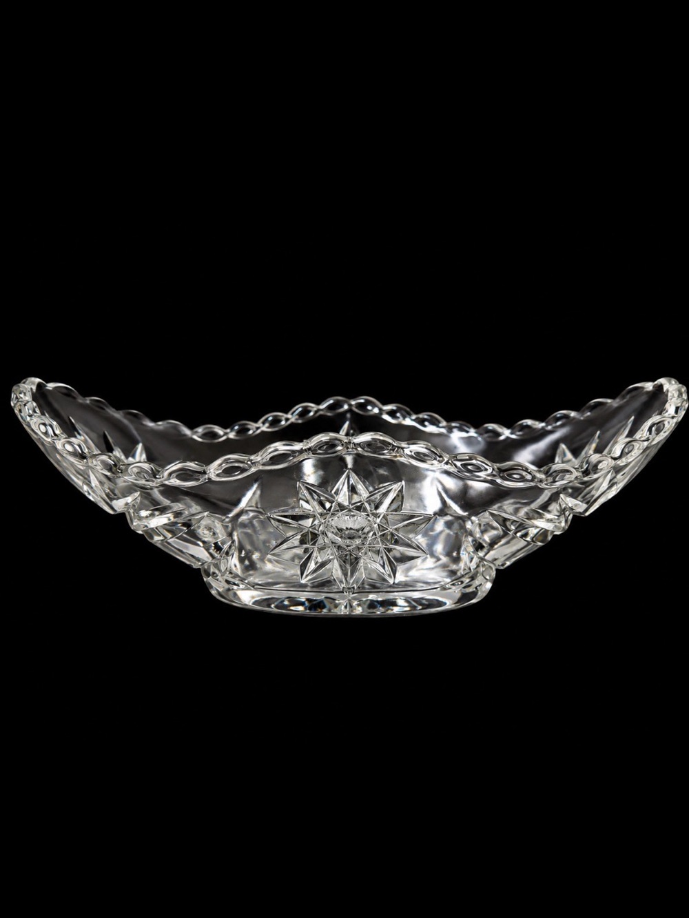 EAPC ANCHOR HOCKING Star of David relish bowl 9”